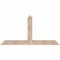 Ekena Millwork Portland Smooth Timber Gable Bracket, Douglas Fir, 72"W x 36"H x 5 1/2"D x 5 1/2"F, 12/12 Pitch GBW072X36X0606POR00SDF - alternate 1